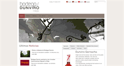 Desktop Screenshot of bodegasdunviro.com